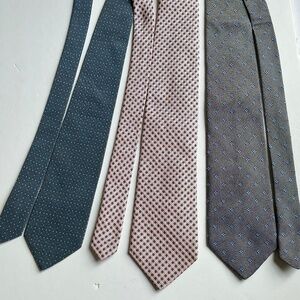 Holt Renfrew lot of 3 all silk ties Made in Italy 🇮🇹